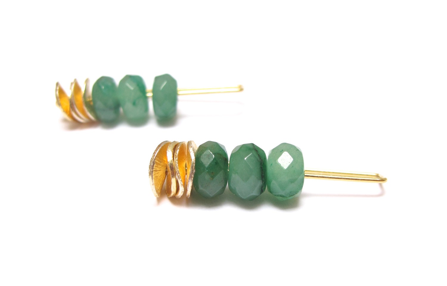 Brautjungfer Geschenk, Grüne Jade Ohrringe, Gold Edelsteine Stein Schmuck, Vergoldetes Sterling Silber, St Patricks Day Brautjungfer Geschenk, Grüne Jade Ohrringe, Gold Edelsteine Stein Schmuck, Vergoldetes Sterling Silber, St Patricks Day von iomiss