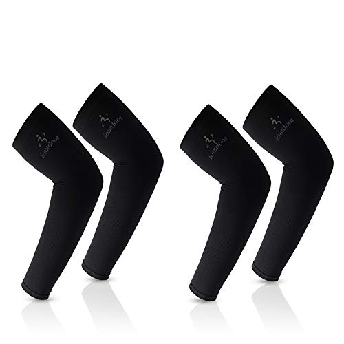 ioutdoor Arm Sleeves Kühlung UPF 50+, Kompressions Armstulpen, Sonnenschutz Arm Ärmel, Elastische, Atmungsaktiv, Anti-Rutsch, Kein Verblassen, Pillingresistent, Unisex-Ärmlinge für im Freien Sport von ioutdoor