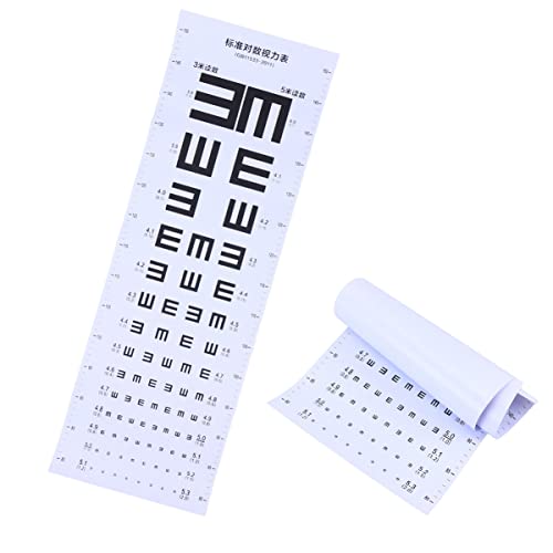 Schärfe Taschen-Lesebrille Für Männer Kinder Augentest Optiker Sehtafel Sehtestdiagramm Augendiagramm Augenarzt Deko Sehtafeln Eye- Test- Chart Flipchart Weiß Haushalt Fräulein von iplusmile