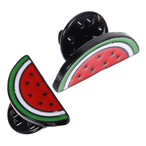 iplusmile 1 Satz Wassermelonenbrosche Retro Emaille-pin-abzeichen Wassermelonen-abzeichen Mode Stifte Brosche Trendy Für Brosche in Wassermelonenform Legierung 2 Stück von iplusmile