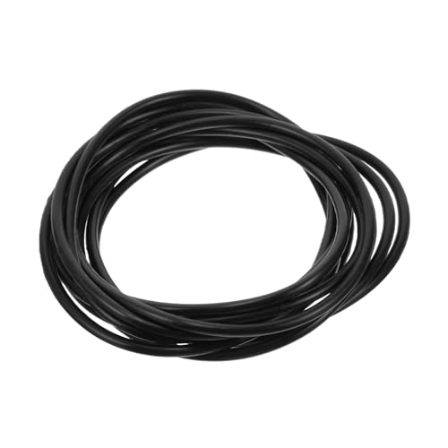 iplusmile 100 Stück Schwarze Silikon Jelly Armbänder Dünne Dehnbare Damenarmbänder Retro Schmuck Vielseitig als Haarbänder und Handgelenksdeko Geeignet von iplusmile