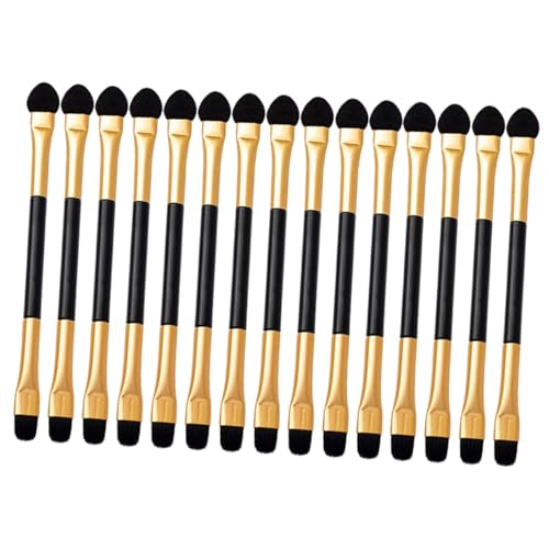 iplusmile 15 Stück Teiliges Doppelseitiges Lidschatten Set für Tragbare Make Up Werkzeuge für Augen Make Up Geeignet für Zuhause und Beauty Salons von iplusmile