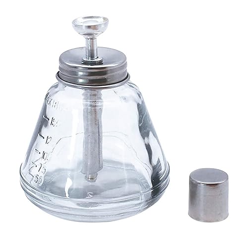 iplusmile 180 ml Push Down Pumpspender Glasflasche abschließbar Pumpspender Flasche Push Down Maniküre für Nagellack Make-up Entferner von iplusmile