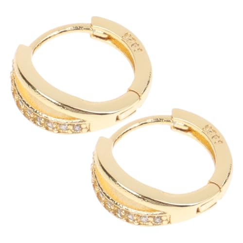 iplusmile 1Paar Goldene Creolen Ohrringe mit Strasssteinen Hängende Statement Ohrringe für Frauen Elegantes Design Leicht Komfortabel für Besondere Anlässe iplusmile 1Paar Goldene Creolen Ohrringe mit Strasssteinen Hängende Statement Ohrringe für Frauen Elegantes Design Leicht Komfortabel für Besondere Anlässe von iplusmile
