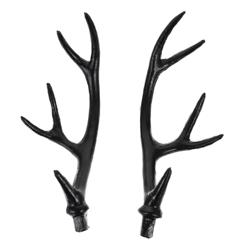 iplusmile 1Paar Simulierte Kopfschmuck für Halloween Geweih Haar Reifen Kreatives Accessoire für Partyverkleidungen Langlebig für Kostümpartys von iplusmile