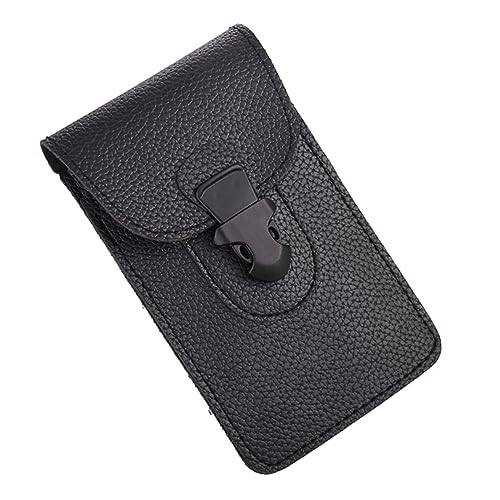 iplusmile 1Stück Vintage Bauchtasche für Herren Gürteltasche mit Großer Kapazität Multifunktionale Handytasche für Camping Wandern und Freizeitaktivitäten Schwarz von iplusmile