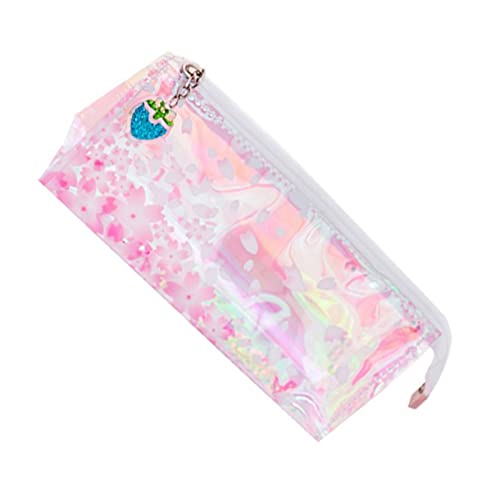 iplusmile 1Stück Stifttasche mit Großer Kapazität Transparentes Design Umweltfreundliches Multifunktional Federmäppchen oder Kosmetiktasche für Studenten und Kreative von iplusmile