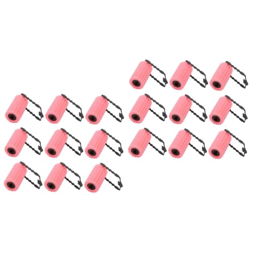 iplusmile 2 Sätze Haarrundstange Für Lockener Lang Eisstockschießen Mädchen Wellig Schwammrollen, Lockenwickler Schwamm Lockenhaar Schwamm Curler Lockenstab Rosa 12 Stück * 2 von iplusmile