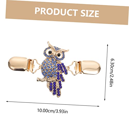 iplusmile 2 Stück Damen Strickjacken Clips aus Vintage Brosche Verschluss für Cardigan Schal Pullover Wiederverwendbare Robuste Spangen für Eleganten Look bei Freizeit und Feierlichkeiten von iplusmile