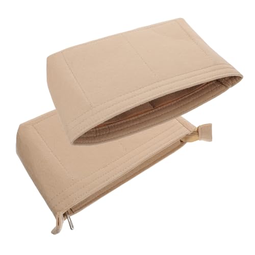 iplusmile 2 Stück Filz Handtaschen Organizer Leichte Innentasche mit Großem Fassungsvermögen Praktische Tascheinsatz für Kosmetik und Kleinteile Vielseitig Einsetzbar für Damen Handtaschen von iplusmile