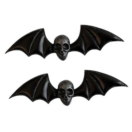 iplusmile 2 Stück Gothic Haarspangen mit und Fledermaus Robuste Clips für Halloween Cosplay Punk Haarschmuck Geeignet für Damen und Partys von iplusmile