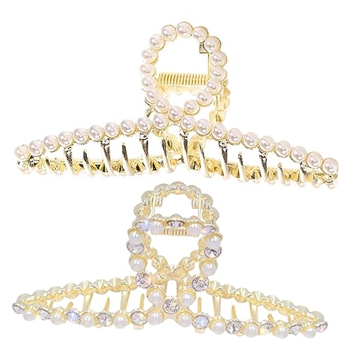 iplusmile 2 Stück Große Haarklammern Damen Haarkralle Rutschfest Elegant Haarspangen für Dünnes Haar Büro Schule Party Haarschmuck Zubehör iplusmile 2 Stück Große Haarklammern Damen Haarkralle Rutschfest Elegant Haarspangen für Dünnes Haar Büro Schule Party Haarschmuck Zubehör von iplusmile
