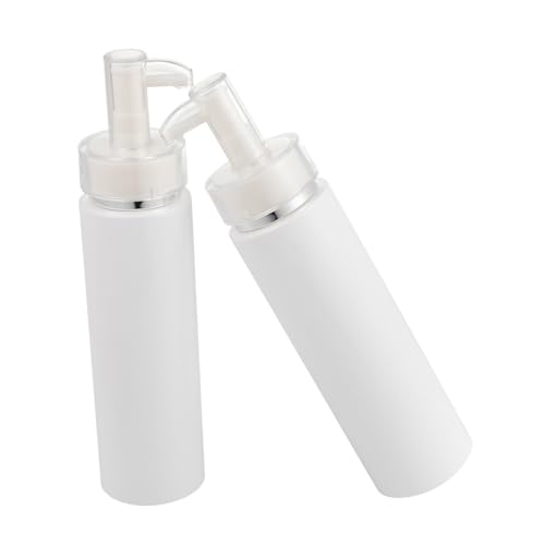 iplusmile 2 Stück Pumpflaschen aus Pet Nachfüllbar Reise Shampoo Dispenser mit Acrylpumpe für Flüssigkeiten Wie Lotion Duschgel Handcreme für Reise und Zuhause von iplusmile