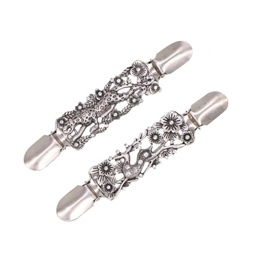 iplusmile 2 Stück Teiliges Damen Broschen Retro Tier Brosche Pins Strickjacken Clips für Pullover Schals Kleider und Hemden Leichte Schmuck Anstecker für Alltag und Party von iplusmile