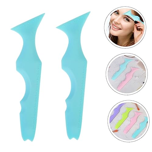iplusmile 2 Stück Teiliges Eyeliner Schablonen aus Flexiblem Silikon Wiederverwendbarer Make Up Helfer für Präzises Auftragen Ergonomischer Griff Hautschonend für Anfänger und Präzises von iplusmile