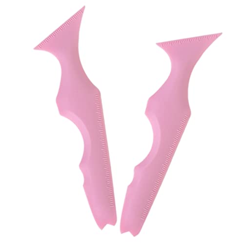 iplusmile 2 Stück Teiliges Silikon Eyeliner Schablonen Ergonomisch Geformt Hautfreundlich und Flexibel für Präzises Schnelles Augen Make Up Leicht zu Reinigen Mitnehmen Geeignet für Frauen von iplusmile
