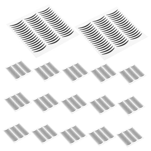 iplusmile 20 Blatt Wasserfeste Doppelte Augenlid Aufkleber Schwarze Papier Eyelid Lifter Streifen Langlebiger Hautfreundlicher Kleber Wiederverwendbare Lidschatten Eyeliner Sticker für von iplusmile