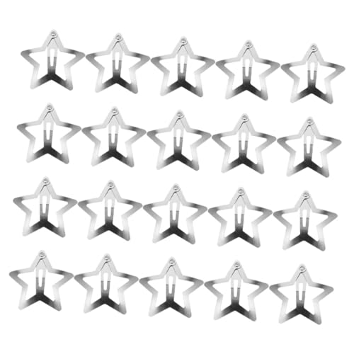 iplusmile 20 Stück Teiliges Stern Haarspangen aus Langlebigem Metall Robuste Haarklammern für Dünnes Haar Sichere und Stilvolle Bangs Clips Vielseitig für Damen Haarstyling Glänzende von iplusmile
