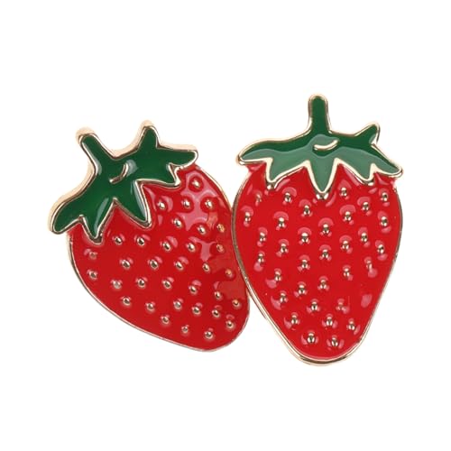 iplusmile 2Stücke Erdbeer Brosche Anstecknadel für Kleidung Rucksäcke Modisches Design Form Geschenkidee für Verlobung iplusmile 2Stücke Erdbeer Brosche Anstecknadel für Kleidung Rucksäcke Modisches Design Form Geschenkidee für Verlobung von iplusmile