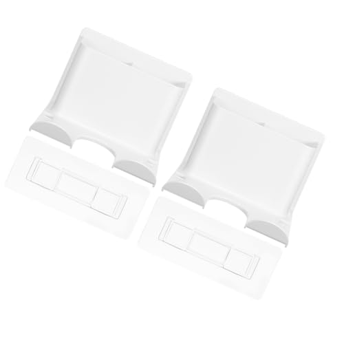 iplusmile 2Stücke Haartrockner Halter Selbstklebendes Wandregal kein Bohren Föhn Organizer für Badezimmer Minimalistisches Design Langlebige Konstruktion von iplusmile