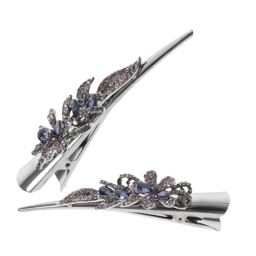 iplusmile 2stücke Haarspangen Mit Strasssteinen Aus Metall Glitzernde Damen-haarschmuck Stilvolle Haarnadeln Für Alltag Partys Und Hochzeiten von iplusmile