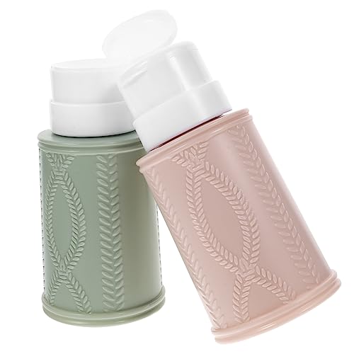 iplusmile 2stücke Nachfüllbare Pumpflasche Für Nagellackentferner Make-up Entferner Flüssigkeitsspender Auslaufsicher Tragbar von iplusmile
