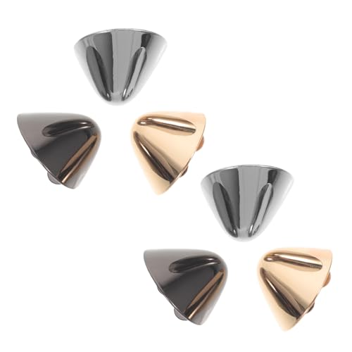 iplusmile 3 Paare Metall Schuhspitzenschutz für Damen High Heels Spitze Zehenschutzkappen Gold Silber und Gunmetal Dekorative und Langlebige Schuhspitzenabdeckung von iplusmile