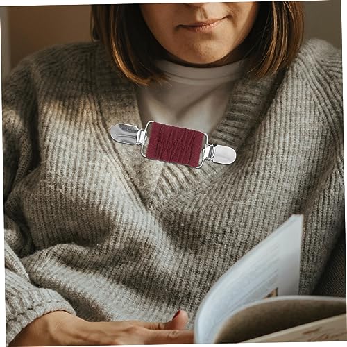 iplusmile 3 Stück Elastische Strickjacken Clips aus Langlebiger Legierung Damen Pullover Clips für Cardigans und Schals Einfach Anzubringen Dekorativ und Praktisch Geschenkidee für Frauen von iplusmile