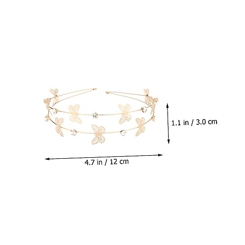 iplusmile 3 Stück Mehrlagiges Metall Haarband mit Stern und Mond Teiliges mit Funkelnden Strasssteinen Zartes Braut und Mädchen Haarschmuck für Frisuren und Festliche Anlässe von iplusmile