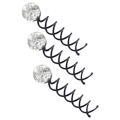 iplusmile 3stücke Spiral-haarnadel Für Dutt Haarschmuck Damen Duttklammern Haare Haarnadel Dutt Styling-tool Wiederverwendbar Langlebig von iplusmile