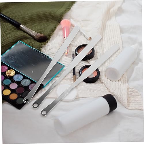 iplusmile 3stücke Edelstahl Make-up Spatel Mit Flach Für Mischen Und Reinigung Für Foundation Und Lidschatten von iplusmile