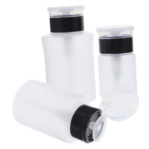 iplusmile 3stücke Pumpspender Für Nagellackentferner Leere Pumpflasche Zum Befüllen Nachfüllbare Flasche Für Make-up Entferner Reiseflasche Aus Langlebigen Materialien von iplusmile