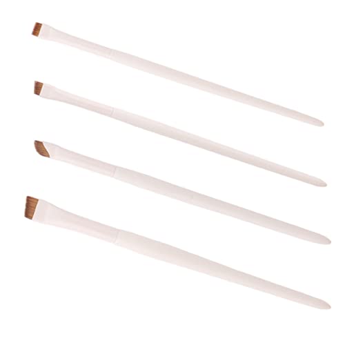 iplusmile 4 Stck Teiliges Make Up Pinselset Augenbrauen und Eyeliner Tool aus Langlebigen Kunstfasern und Glatte Schminkpinsel Handlich und Praktisch für Präzises Augen Make Up für Reisen von iplusmile