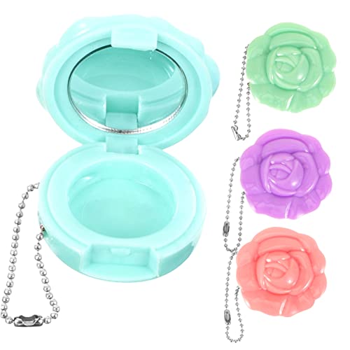 iplusmile 4 Stück Lipstick Storage Container Kleine Kosmetikdosen Lippenstift Aufbewahrungsboxen Reisefreundlich Leicht Rosenmotiv Robust und Dekorativ für Damen und Outdoor Anwendung von iplusmile