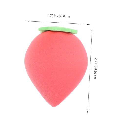 iplusmile 4 Stück Makeup Schwämme Früchte Design Feucht Trocken Anwendbar Weiche Kosmetik Schwämme für Foundation Puder Präzise Make Up Tools für Damen von iplusmile