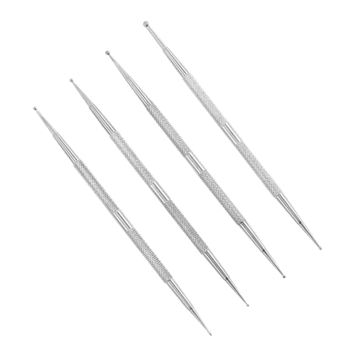 iplusmile 4 Stück Nail Art Picker Pen Teiliges Dual Ende Nageldesign Stift für Maniküre und Strasssteine Aufnehmen Leicht und Kompakt für Frauen Nagelkunst Zubehör von iplusmile