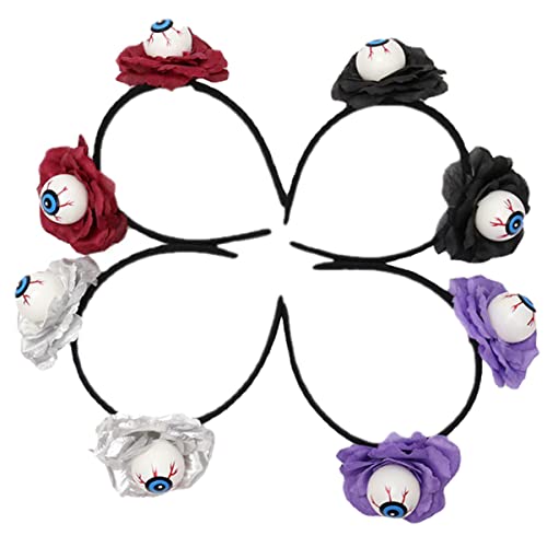 iplusmile 4stücke Halloween Horror Stirnband Simulation Fake Augapfel Haarband Für Party Cosplay Halloween-ausstattung von iplusmile