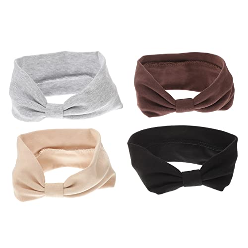 iplusmile 4stücke Geknotete Stirnbänder Für Damen Elastische Stirnbänder Für Gesichtswaschen Und Yoga-übungen von iplusmile