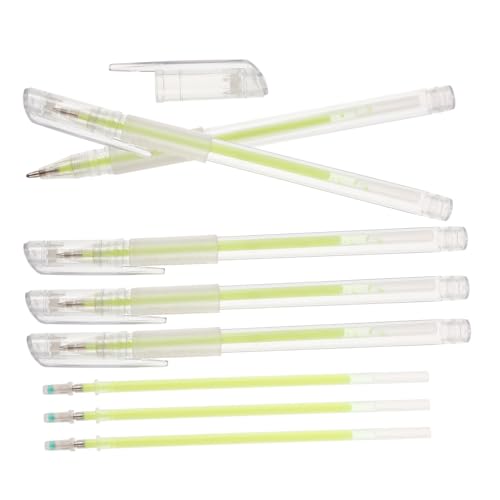 iplusmile 5 Stück Microblading Augenbrauenstift mit Grünen Nachfüllern Teilig Langlebiger Präziser Haut Markierungsstift für Tattoo Microblading Anfänger und Beauty Anwendungen von iplusmile