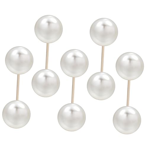 iplusmile 5 Stück Teiliges Perlen Broschen Sichere Anstecknadeln Schmuckbroschen für Damen Rostbeständig und Vielseitig für Kleider Jacken und Partykleidung von iplusmile