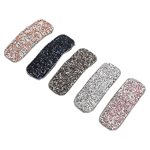 iplusmile 5 Stück Teiliges Strass Haarspangen für Damen und Mädchen Funkelnde Haarklammern Farben Leichte und Langlebige Haarschmuck Clips für Vielseitige Frisuren für Ponytail von iplusmile