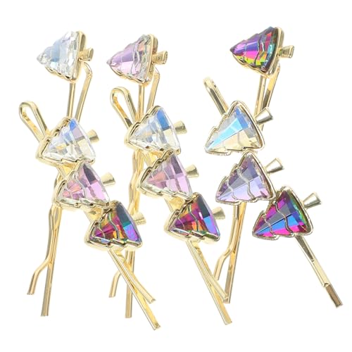 iplusmile 6 Stück Teiliges Haarnadeln für Damen Kleine Bobby Pins mit Dekorativem Weihnachtsbaum Design Geeignet für Dünnes Haar Kurze und Lange Frisuren Festliche Haarspangen für von iplusmile