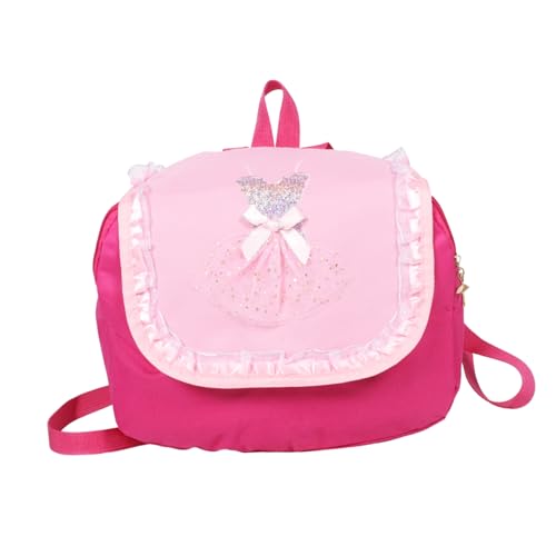 iplusmile Ballett-Tanz-Rucksack Für Mädchen Leicht Und Tragbar Mit Mehrfachfächern Für Tanzoutfits Und Accessoires Ergonomische Schultergurte Für Ballett Und Schule von iplusmile