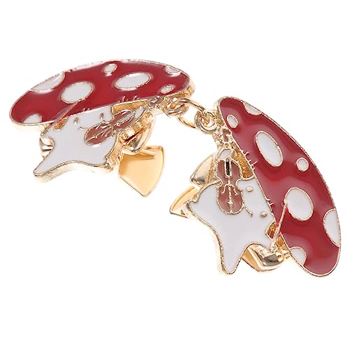 iplusmile Bunte Pilz Broschen Clip aus Legiertem Rostfrei und Robust Vielseitiger Shawl und Cardigan Clip für Kragen Pullover Schals für Alltag und Festliche Anlässe von iplusmile