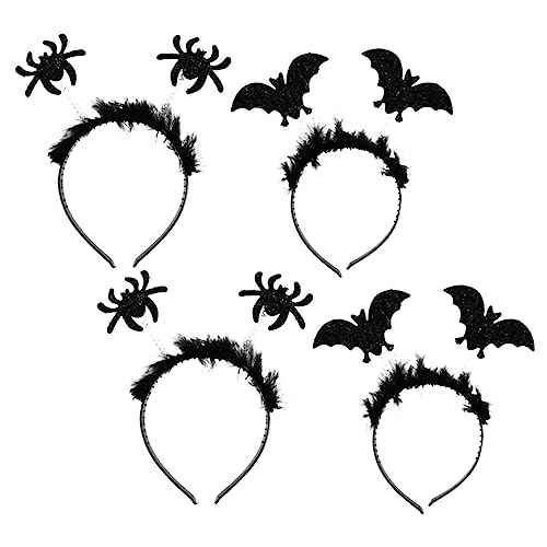 iplusmile Cosplay Halloween Haarreif Teilig mit Fledermaus und Spinne Gruseliger Kopfschmuck für Party Karneval Bühnenauftritte Damen und Einfach zu Tragen und Dekorativ von iplusmile