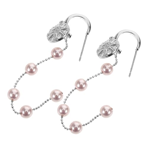 iplusmile Damen Ohrstecker French Style Perlenohrringe Leicht Lange Quaste Hängend Modisch Vielseitig Für Hochzeit Strand Party von iplusmile