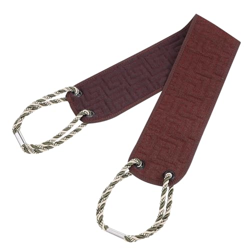 iplusmile Doppelseitiger Rückenpeeling Handtuch mit Griffen Effektives Körperpeeling Sanftes Langlebiges Bad Accessoire für Dusche Rücken Nacken Schultern Komfortable Anwendung von iplusmile