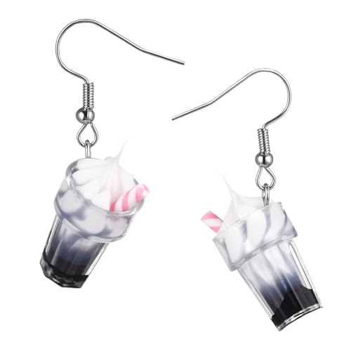 iplusmile Eiscreme Ohrringe Damen Hängend Kreativ Origineller Modeschmuck Lustiger Eardrop Anhänger Geschenkidee für Frauen von iplusmile