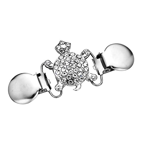 iplusmile Eleganter Tierbroschen Sweater Clip aus Langlebiger Legierung Fest Haltender Strickjacken und Kleidungsclip für Damen Modischer Schildkröten Schalclip für Pullover Kleider und von iplusmile