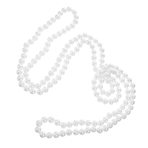 iplusmile Falsche Perlenkette Damen Deko Halskette aus mit Feiner Textur Leicht Modisch und Elegant Zweilagige Französisch Inspirierte Statement Kette für Frauen von iplusmile